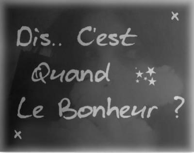 C'est quand ?